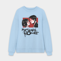 Мужской свитшот oversize без начеса хлопок My Chemical Romance