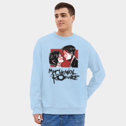 Мужской свитшот oversize без начеса хлопок My Chemical Romance - фото 2