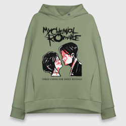 Женское худи Oversize хлопок My Chemical Romance