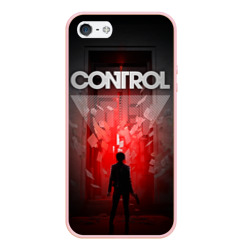 Чехол для iPhone 5/5S матовый Control Джесси перед красным свечением