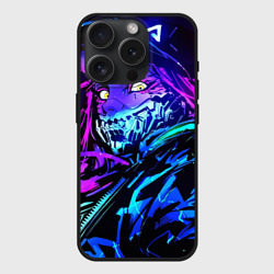 Чехол силиконовый для Apple iPhone 15 Pro матовый Акали