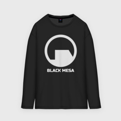 Мужской лонгслив oversize хлопок Black Mesa