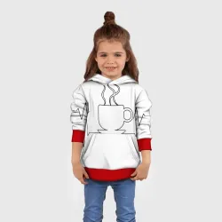 Детская толстовка 3D Чашечку кофе? - фото 2