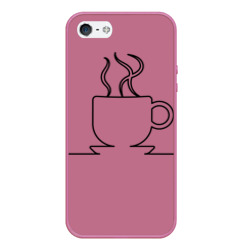 Чехол для iPhone 5/5S матовый Чашечку кофе?