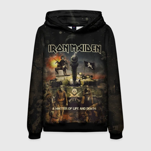 Мужская толстовка 3D Iron Maiden