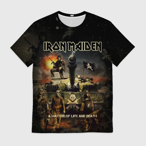 Мужская футболка 3D Iron Maiden