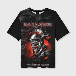 Женская футболка oversize 3D Iron Maiden