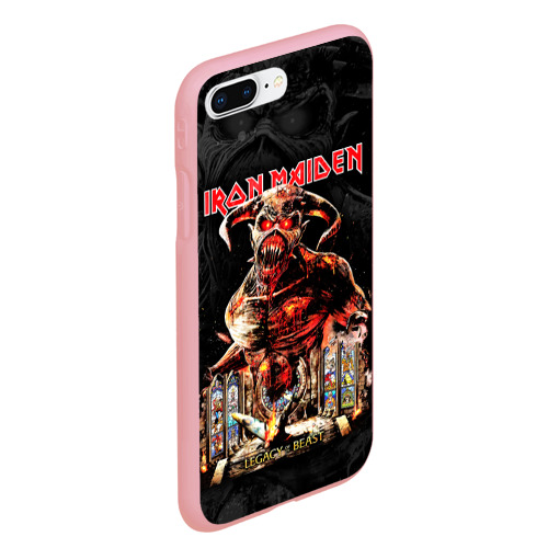 Чехол для iPhone 7Plus/8 Plus матовый Iron Maiden, цвет баблгам - фото 3