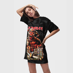 Платье-футболка 3D Iron Maiden - фото 2