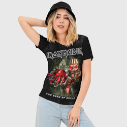 Женская футболка 3D Slim Iron Maiden - фото 2