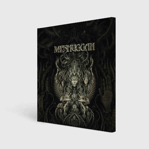 Холст квадратный Meshuggah