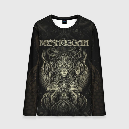 Мужской лонгслив 3D Meshuggah