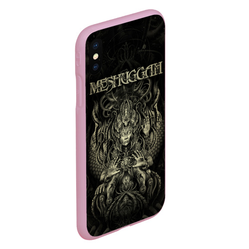 Чехол для iPhone XS Max матовый с принтом Meshuggah, вид сбоку #3