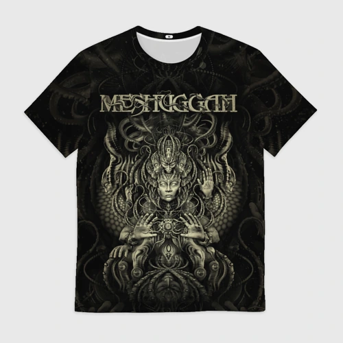 Мужская футболка 3D Meshuggah