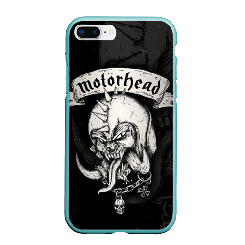 Чехол для iPhone 7Plus/8 Plus матовый Motorhead, цвет мятный