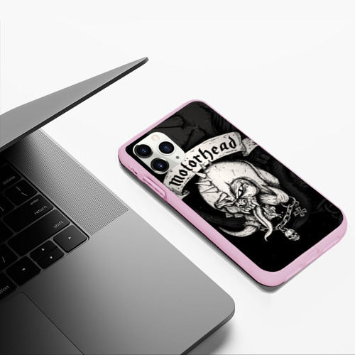 Чехол для iPhone 11 Pro Max матовый Motorhead, цвет розовый - фото 5