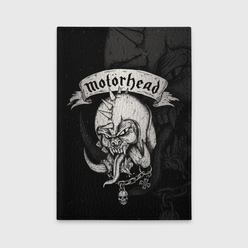 Обложка для автодокументов Motorhead, цвет черный