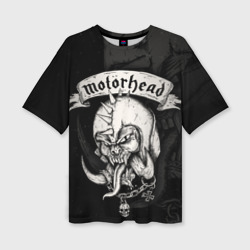 Женская футболка oversize 3D Motorhead