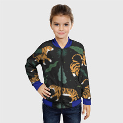 Детский бомбер 3D Тропический тигр - фото 2