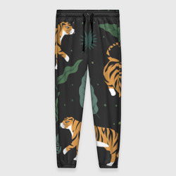 Женские брюки 3D Тропический тигр