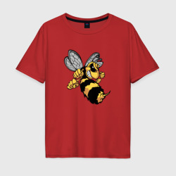 Мужская футболка хлопок Oversize Злая Пчела