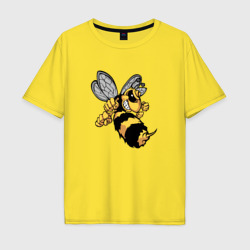 Мужская футболка хлопок Oversize Злая Пчела