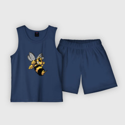 Детская пижама с шортами хлопок Злая Пчела