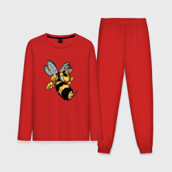 Мужская пижама с лонгсливом хлопок Злая Пчела