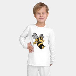 Детская пижама с лонгсливом хлопок Злая Пчела - фото 2