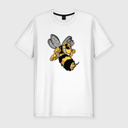 Мужская футболка хлопок Slim Злая Пчела