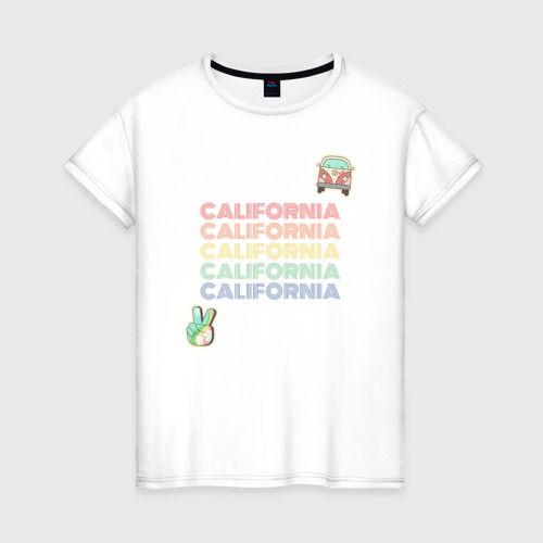 Женская футболка хлопок California