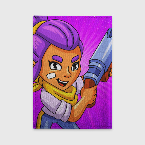 Обложка для автодокументов Brawl Stars Shelly, цвет красный - фото 2