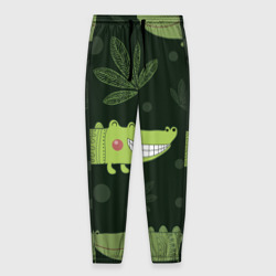 Мужские брюки 3D Милый крокодил