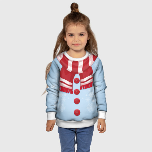 Детский свитшот 3D Снеговик - фото 7