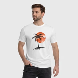 Мужская футболка хлопок Тропики - фото 2