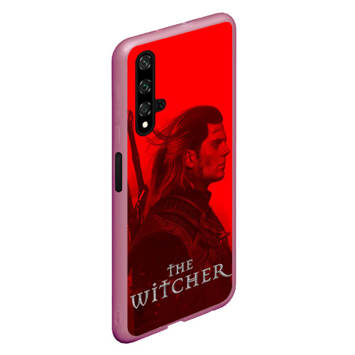 Чехол для Honor 20 The Witcher, цвет малиновый - фото 3