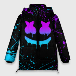 Женская зимняя куртка Oversize Marshmello neon Маршмелло неон