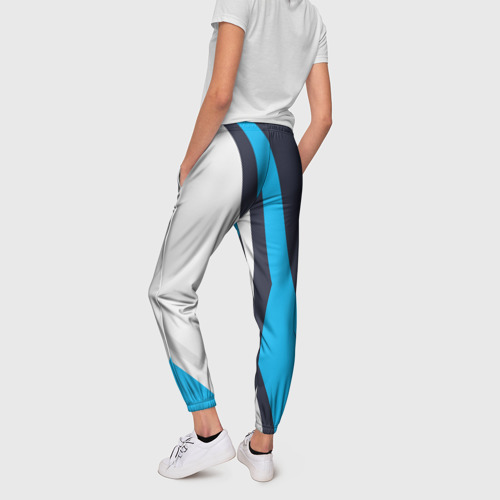 Женские брюки 3D с принтом SpaceX, вид сзади #2