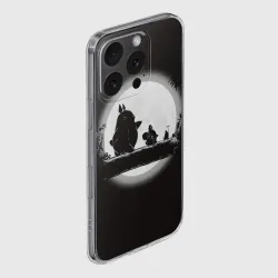 Чехол для iPhone 16 Pro силиконовый с защитой камеры Мой сосед Тоторо - фото 2