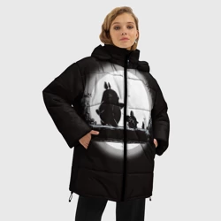 Женская зимняя куртка Oversize Мой сосед Тоторо - фото 2