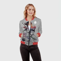 Женский бомбер 3D Мой сосед Тоторо Totoro - фото 2