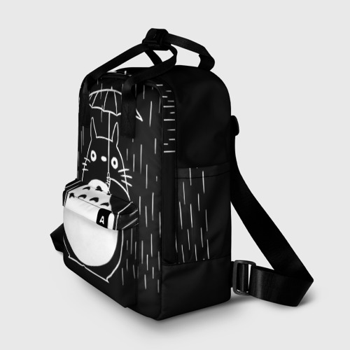 Женский рюкзак 3D Тоторо прячется от дождя - фото 2