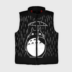 Женский жилет утепленный 3D Тоторо прячется от дождя