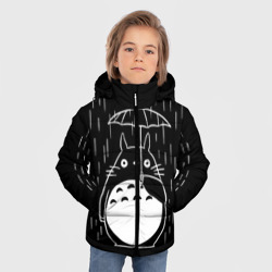 Зимняя куртка для мальчиков 3D Тоторо прячется от дождя - фото 2