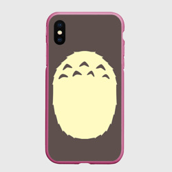 Чехол для iPhone XS Max матовый Животик Тоторо