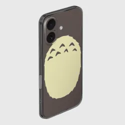 Чехол для iPhone 16 силиконовый с защитой камеры Животик Тоторо - фото 2