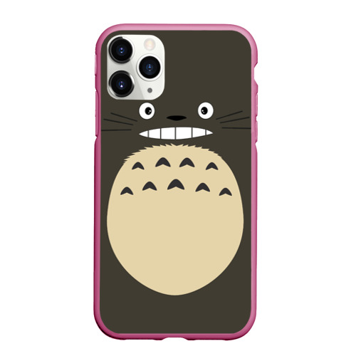 Чехол для iPhone 11 Pro матовый с принтом Totoro, вид спереди #2