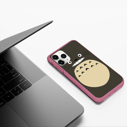 Чехол для iPhone 11 Pro матовый с принтом Totoro, фото #5