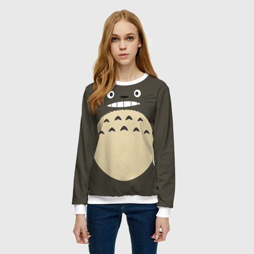 Женский свитшот 3D Totoro, цвет 3D печать - фото 3