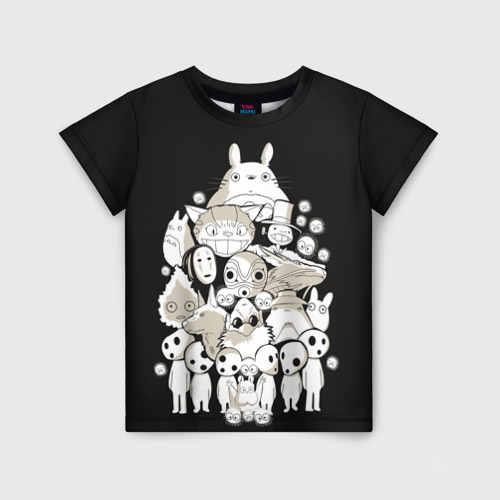 Детская футболка 3D Totoro, цвет 3D печать